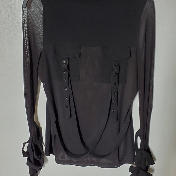 Punk Rave Sheer Mesh Hoodie - Picture 2 of 9